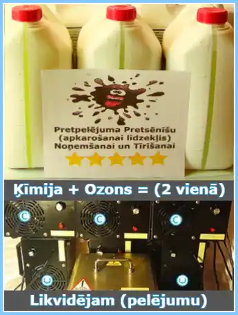 Līdzekļi pret pelējumu un ozona ģeneratori dziļai telpu dezinfekcijai Rīgā, Jūrmalā un Latvijā