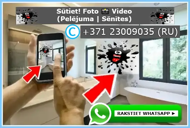 Pelējuma likvidēšanas izmaksu aprēķina piemērs — nosūtiet skarto vietu foto vai video lietotnē WhatsApp